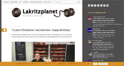 Desktop Screenshot of lakritzplanet.de